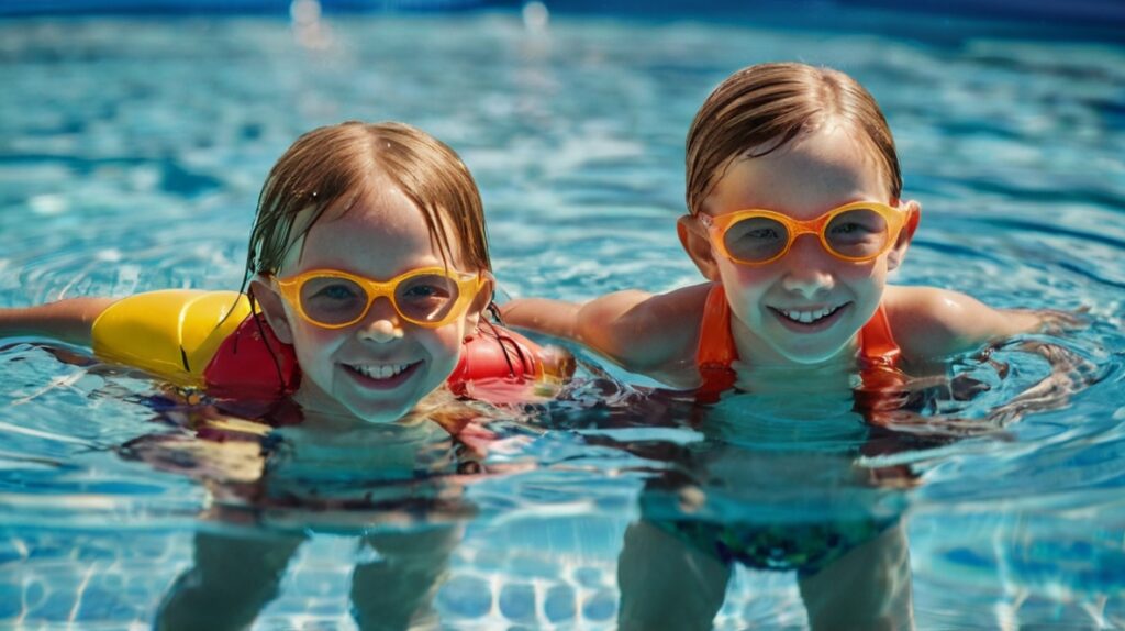 Kinder im Pool