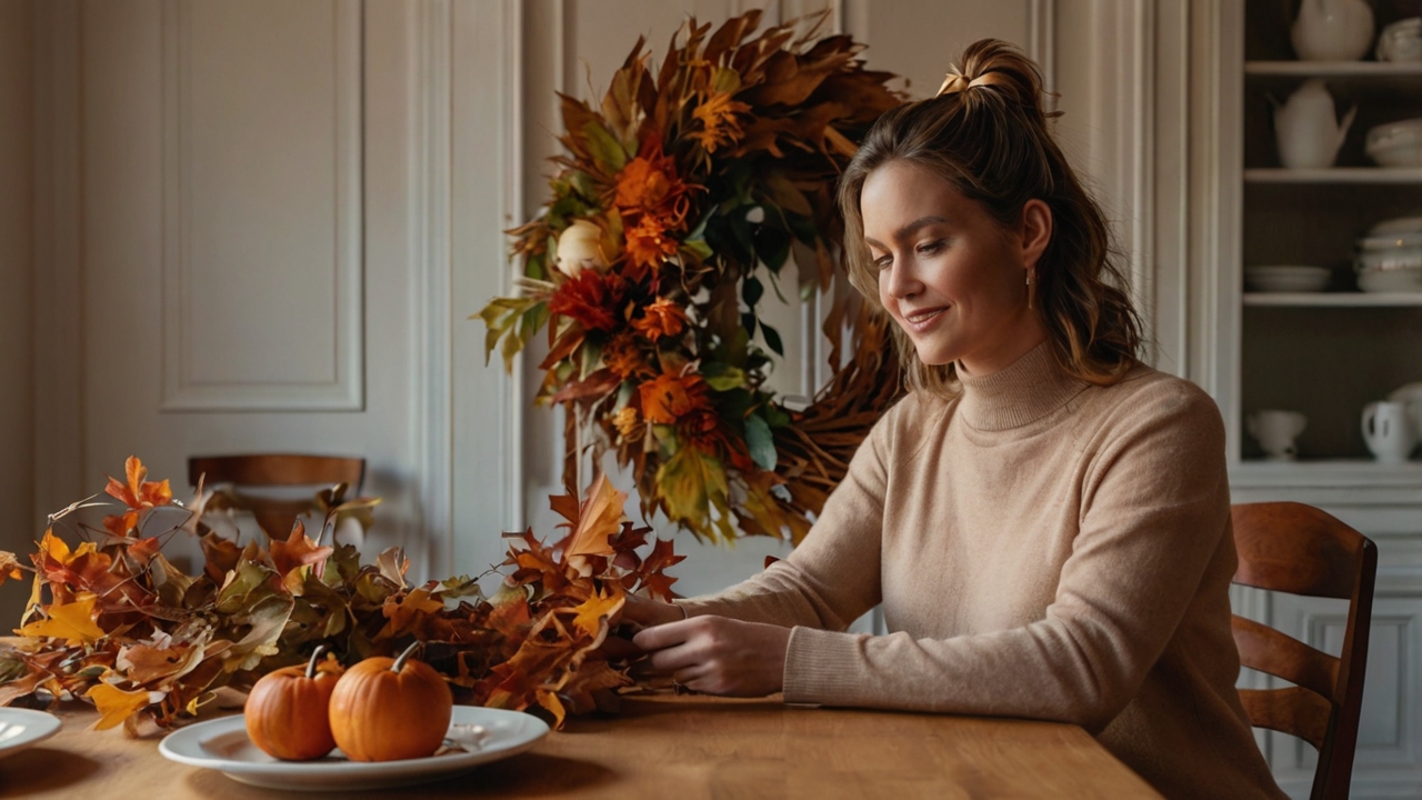 Herbstkranz selber basteln